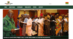 Desktop Screenshot of ghana.gov.gh